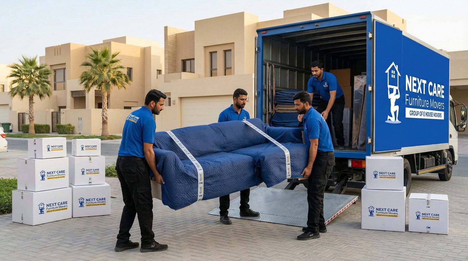 International movers in Dubai — Next Care Movers